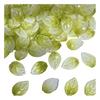 50Pcs Glass Camellia Tea Pendant 26 x 18mm Leaf Size DIY Jewelry Making Beads Set for Necklaces Bracelets Earrings