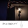 1Pcs Glass Craft Lamp Cover Exquisite Frosted Finish Wall Lamp Shade Retro Light Cover Easy Install Decorative Living