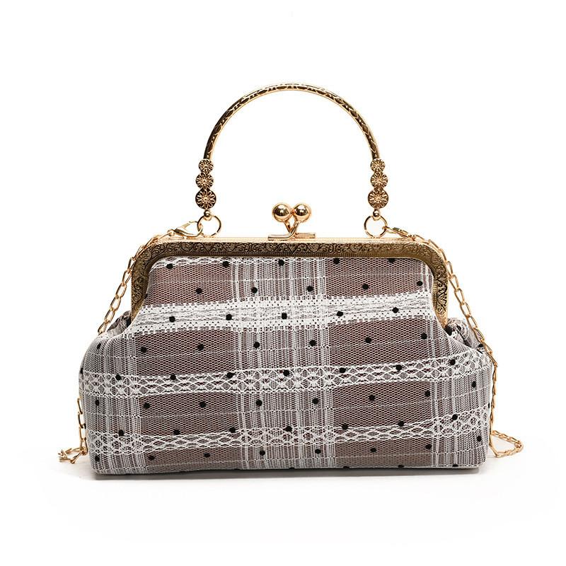 Modische Retro-Stil Damen PU-Leder Handtasche Klassisches Muschelschalen-Form Design