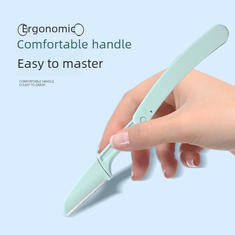 Advanced Anti-Scratch Eyebrow Trimmer & Shaving Tool Set for Beginners