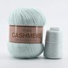 6 ovillos de lana de cachemira suave y cálida duradera vibrante lote de lana suave y gruesa manualidades DIY total 300g+120g