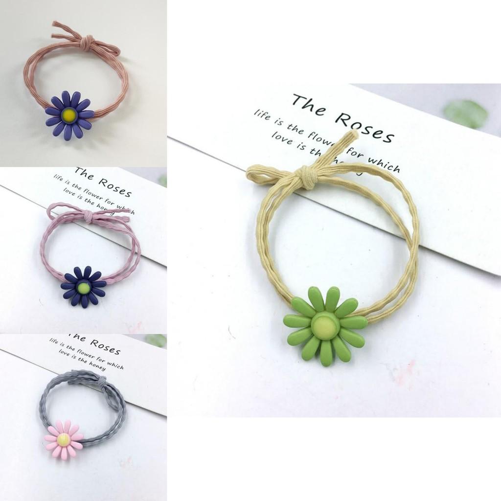 Beautiful Ins Women Daisy Hair Rope Headband With High-elastic Korean Rubber Band