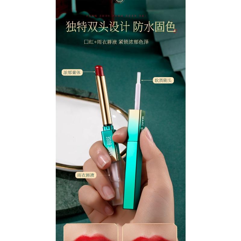 Markbooth Long Lasting Transfer Resistant Lipstick Waterproof Quick Dry