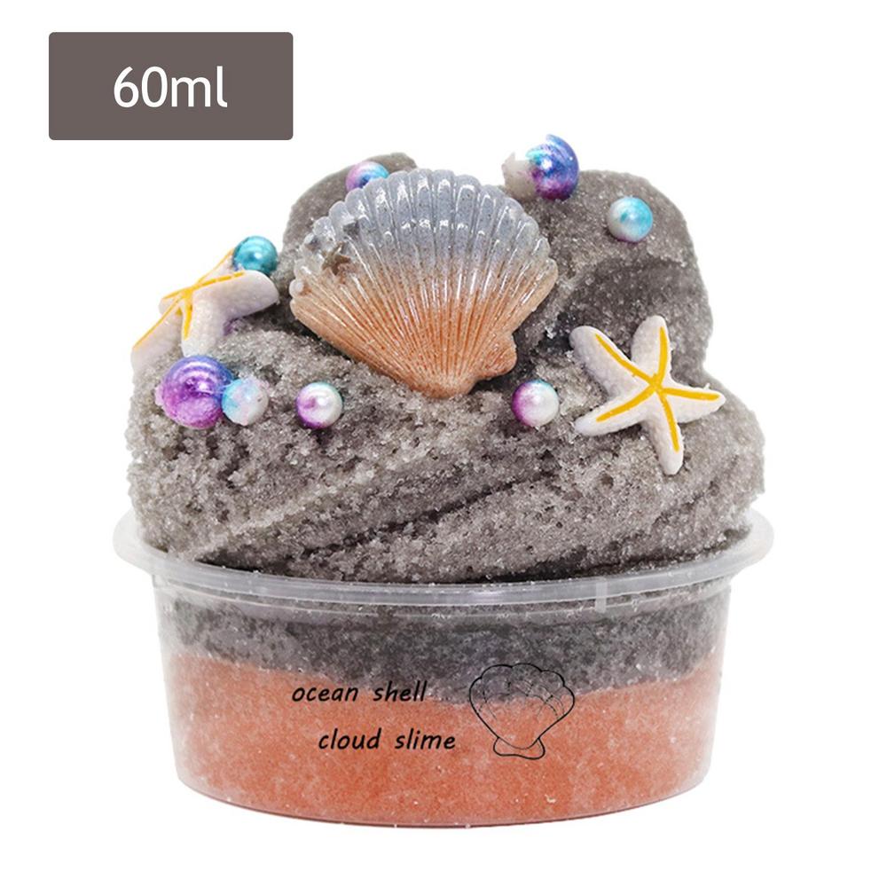 Fluffy Scented Slime 60ML, Elastic Crystal Putty, Candy Look, Stress Relief, Festival, Birthday Daily Relax Decor