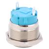 2pcs Waterproof Momentary Metal Push Button Switch High Head 2 Pins 22mm Mount Hole