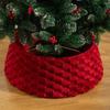 Soft Tree Bottom Cover Christmas Tree Skirt for Lower Hardware Coverage In Winter Room Display and Indoor Placement