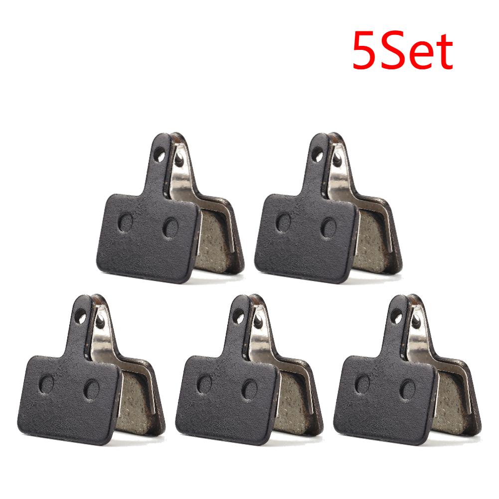 10-1 Set MTB Mountain Bicycle Disc Brake Pads for Shimano M375/M445/M446/M525/M465 Resin Semi-Metallic Cycling Brake Pad Parts