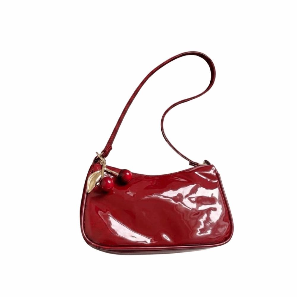 Korean Style Crossbody Bag PU Leather Underarm Purse Casual Women Shoulder Bag Daily