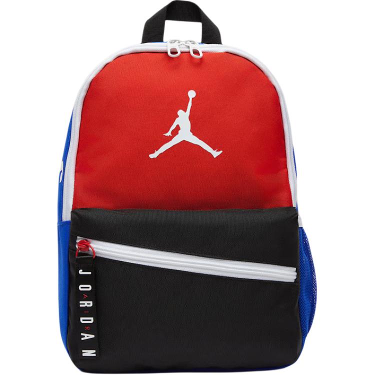 

Jordan Air Patrol Minimalist Color Block Polyester Mini Backpack Kids backpack Red Black IR7987-945 Red & Black & Blue Multicolor