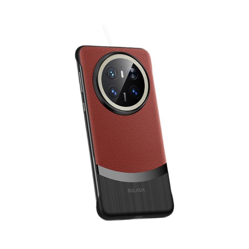 Applicable Huawei Mate60Pro Mobile Phone Case Borderless Anti-drop mate70Pro Ultra-thin Male Internet Celebrity Female Leather Case