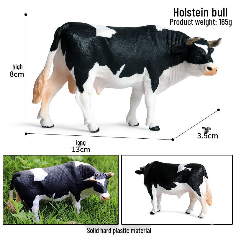Children s Dairy Cow Model: Wild Animal Simulation Toy