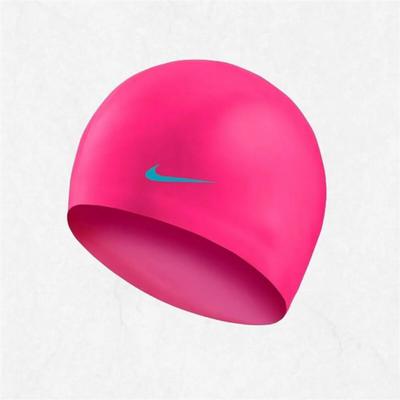 Swim Cap Unisex Children's Solid Silicone Cap TESS0106-670 2384478