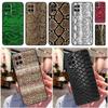 Snake Skin For Oppo A78 A98 A80 A40 A60 A18 A38 A58 A15 A17 A77 A74 A94 A54 A57S A16 A76 A96 Phone Case