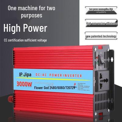 High-Power Inverter: 12V/24V Car To 220V Household, Supports 48V, 60V, 72V for Trucks