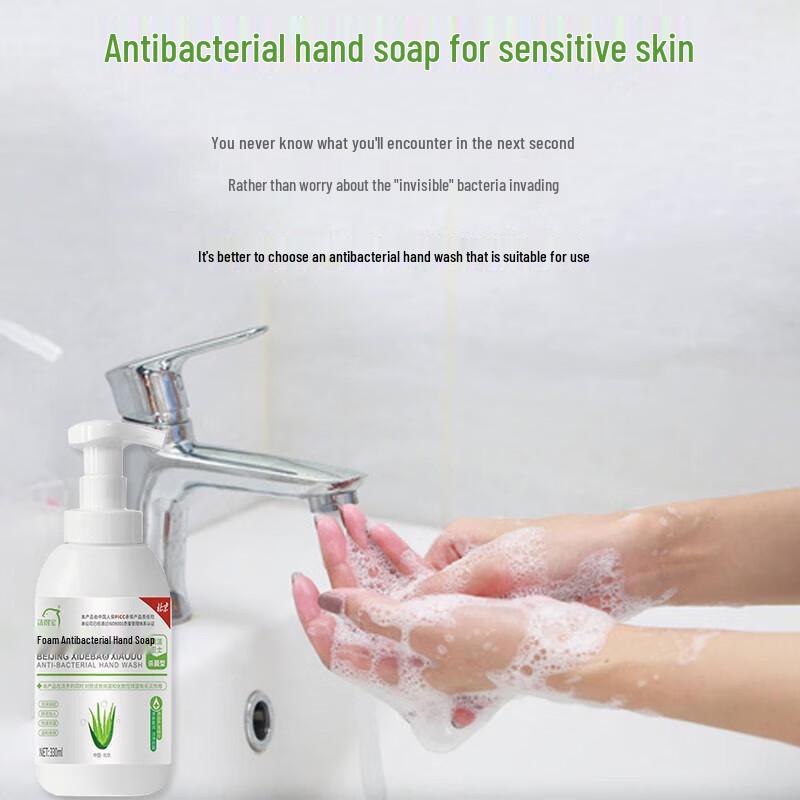 Xidebao Antibacterial Foaming Hand Soap, Moisturizing, 2-Pack