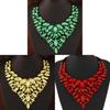 Fashion Geometric Alloy Pendant Necklace For Women With Gemstone Accents