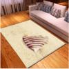 Living Room Bedroom 3D Three-Dimensional Network Carpet Floor Mat