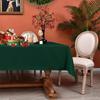 1 Stück, Weihnachten Weinrot Polyester Knitterarm, Waschbar und Wiederverwendbar, Restaurantküche Tischdekoration Tuch Tischdecke