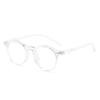 Fashion Transparent Round Frame Sunglasses for Women Casual Driving Outdoor Eyewear Men Plastic Ultralight UV400 Eyeglasses