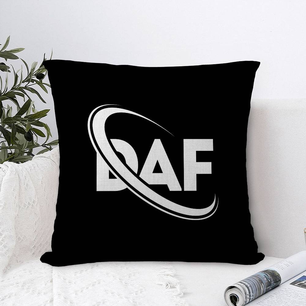 D-A-F logo Maple Design Cushion Cover Happy Autumn Harvest decor Holiday Decorati Pillow Cover
