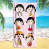 1 Stück Chibi-Charakter-Sammlung Strandtuch, schnell trocknendes saugfähiges Strandtuch, Outdoor-Sport Schwimmen Strandtuch, Weich und bequem Y7285