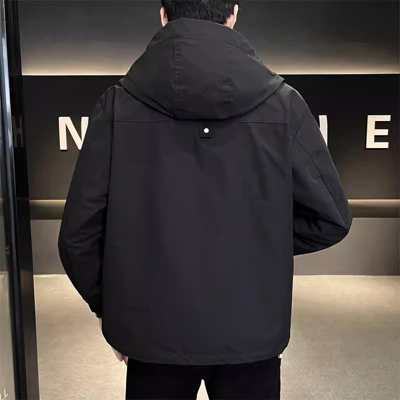 Hooded Jacket Men's Autumn New Trendy Youth Jacket Thin Autumn Clothing