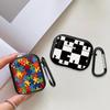 Case For Airpods Pro3 2 4 Pro 1 3 Pro2 Earphone Cases Cover Cute Puzzle