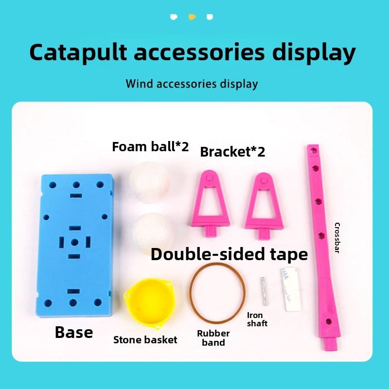 Stem Science Experiment Kit For Kids With Diy Catapult Materials For Educational Projects