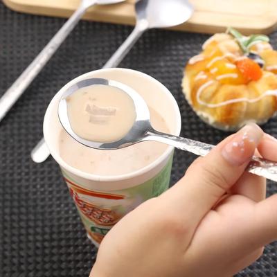 1/2/4PC Stainless Steel Big Head Round Spoons Western Food Long Handle Spoon Creative Tableware Stirring Spoon Kitchen Tools