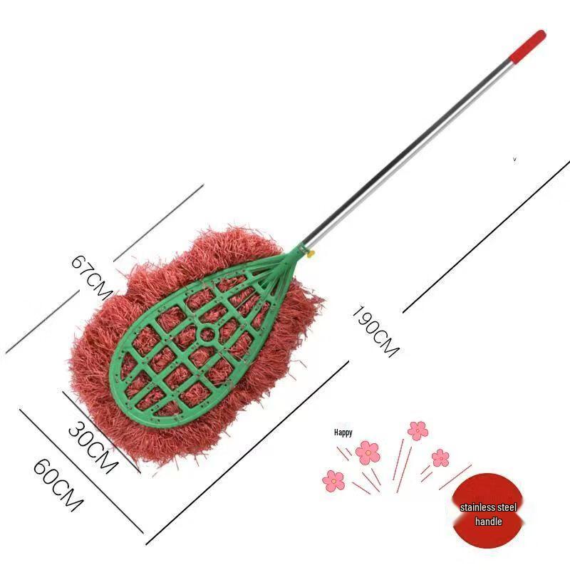Heavy-Duty Outdoor Plastic Bristle Broom
