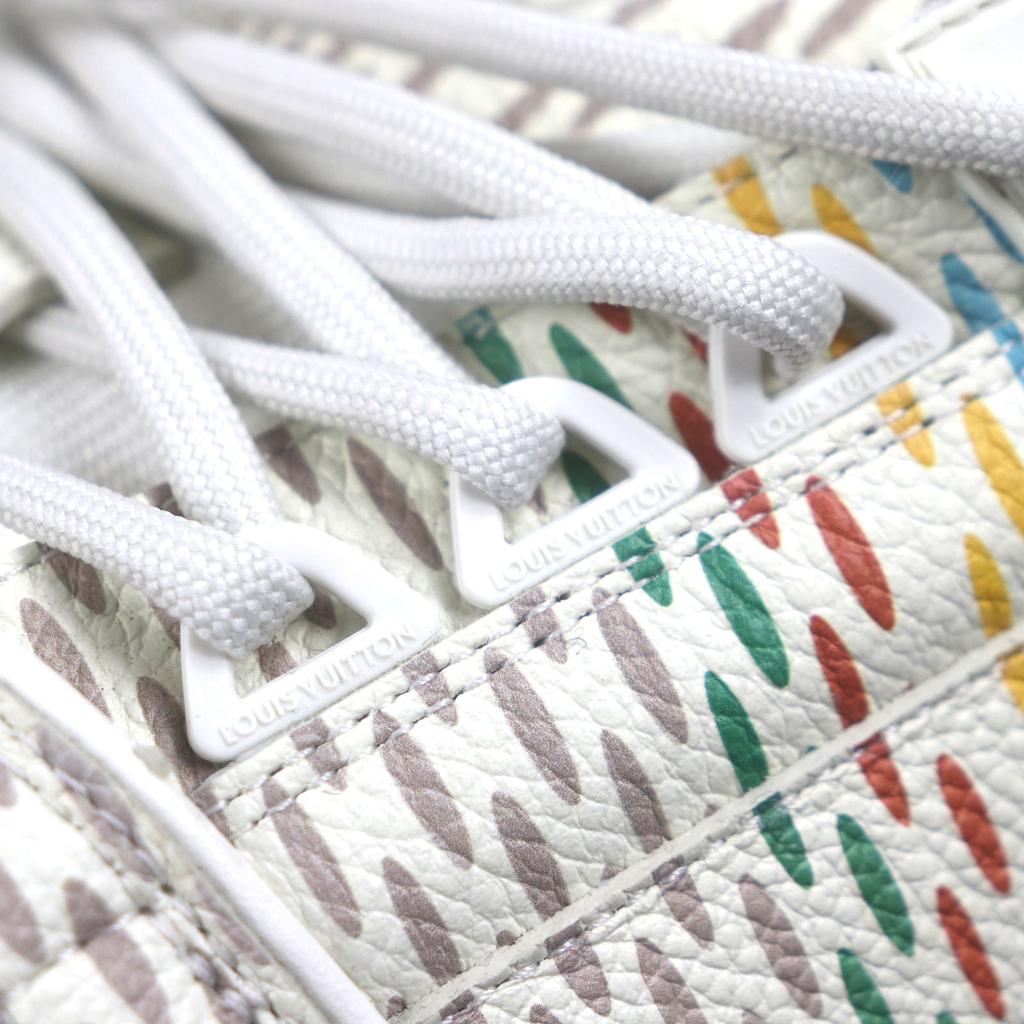 Very Good LOUIS VUITTON Sneakers LV Trainer Maxi Beige Multi Mens 9 1ACR19 Used