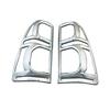 Abs Silver and Matte Black Car Tail Lamp Cover Trim For Toyota Hilux Vigo 2012 - 2014 Car Accessories Exterior Decorate