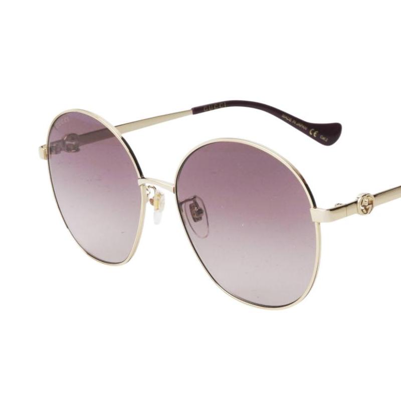 GUCCI Round Frame Metal Fashion Simple Vintage Sunglasses Round Unisex