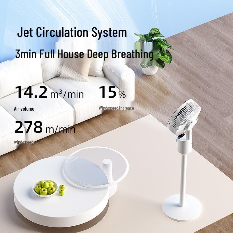 Silent Dual-Use Electric Fan for Home - Table & Floor Model