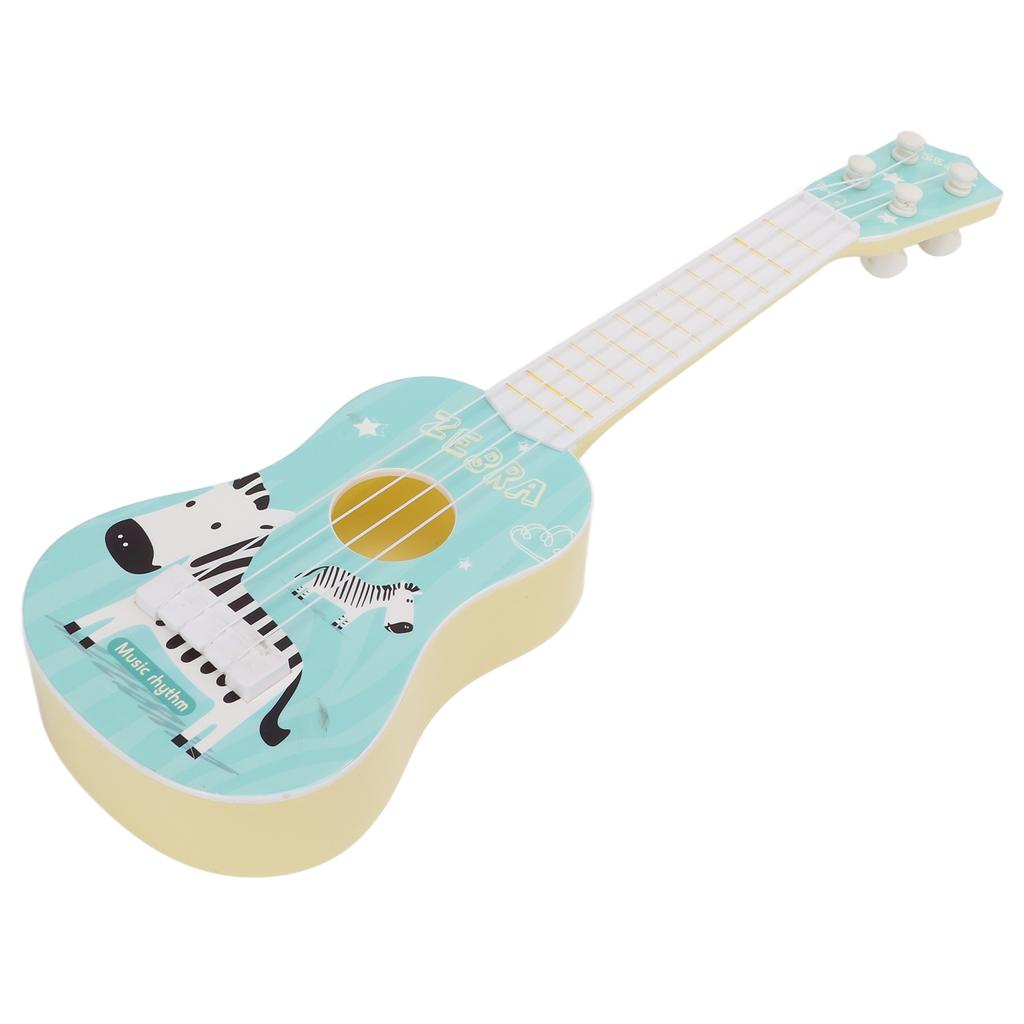 Ukulele Guitar Toys Plastic Ukuleles Musical Instrument Toy with 4 Strings for KidsBlue