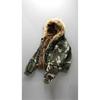 Chaqueta de Invierno con Capucha Camuflaje para Hombre - Doble Cara, con Borrego, Gruesa y Cálida