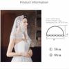 88×58cm Hijab Lace Veil Short Lace Headwrap Bridal Veils  Wedding Bridal Headpiece Accessories