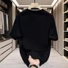 American Style Casual Cotton Letter Print Loose Short Sleeve T Shirt For Men