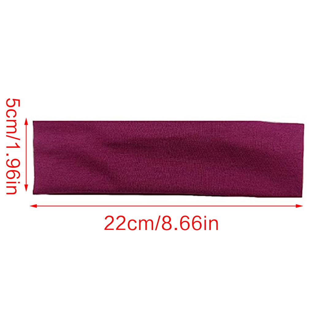 Fashion Wide Headband for Women Elastic Bandeau Sports Headwrap African Style Hairband Nonslip Stretchy Workout Headwear