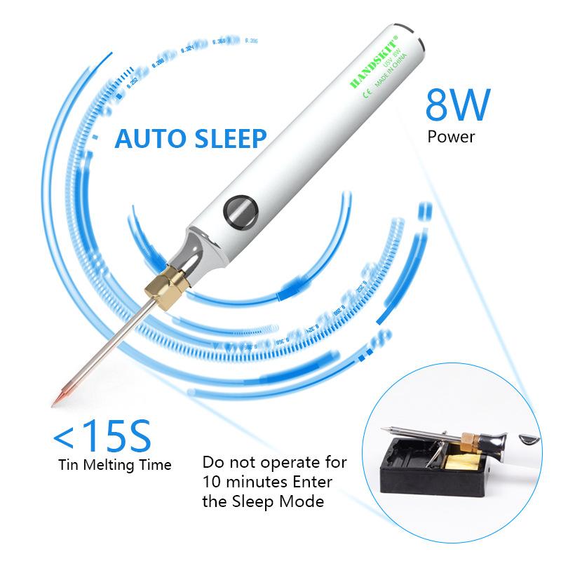 5V 8W Low Voltage Portable Mini USB Soldering Iron Set