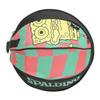 SPALDING SpongeBob SquarePants Checkered Flag Ball Bag, Pink x Mint Green, 27cm Diameter, 49-001SBC