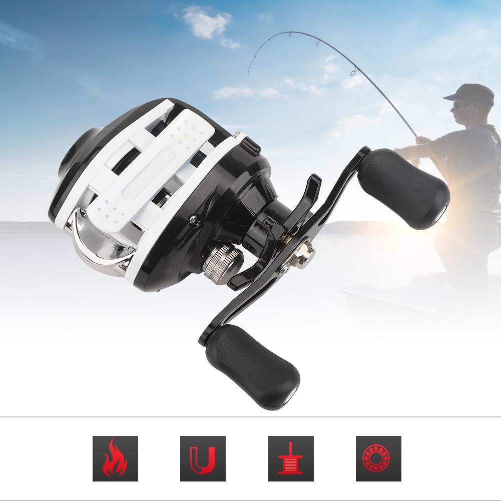 Centrifugal Magnetic Double Brake Anti Explosive Line 18 Shaft Lure Low Profile Reel Smooth Fishing
