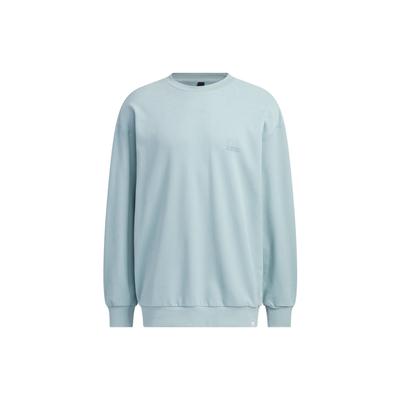 adidas Alphabet Print Crewneck Sweatshirt Unisex Sweatshirt Magic-Grey IK3470