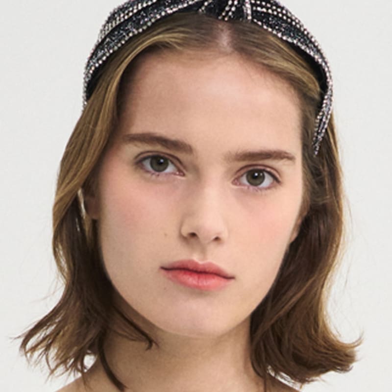 

ИЗВИНИТЕ СЛИШКОМ МНОГО ЛЮБВИ Лента Бандана Драгоценный Камень Повязка для Волос_Серебристый SINGLE TYPE