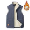 Φθινόπωρο Χειμώνας Fleece Ανδρικά Αμάνικα Μπουφάν Γιλέκα Βελούδινα Ανδρικά Βαμβακερά Γιλέκα Παλτό Ανδρικά Ζεστά Γιλέκα Ρούχα