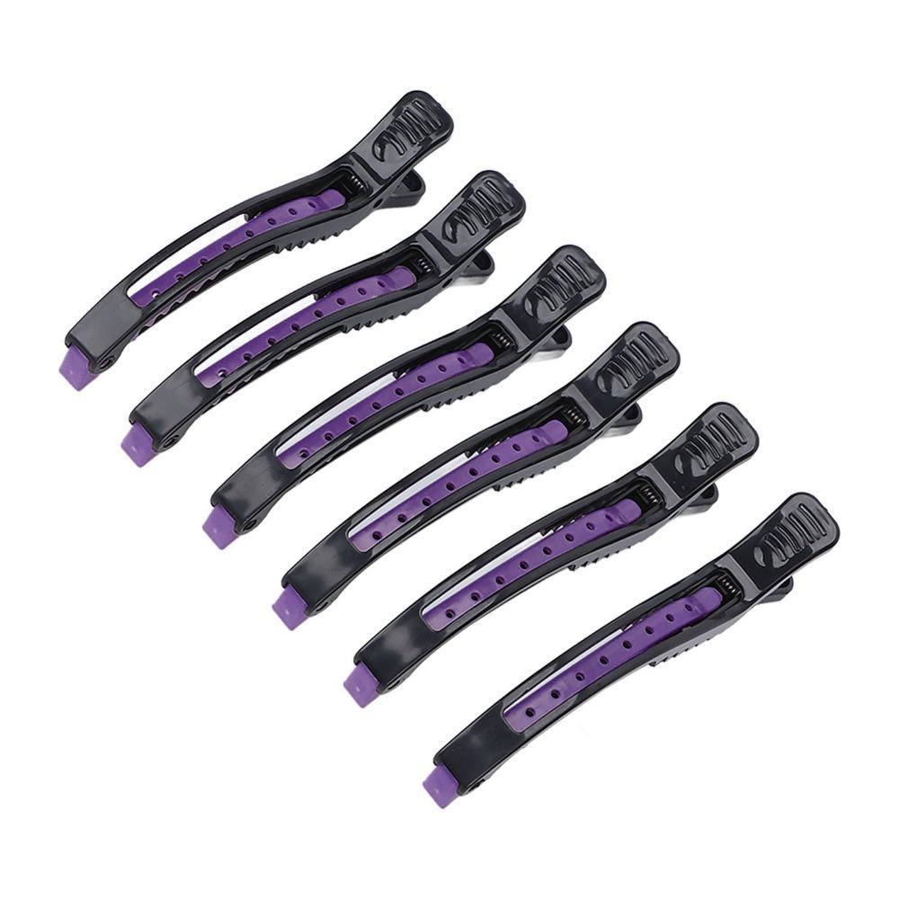 6 PCS Non Slip Professional Hair Clip Portable Design Salon Hair Clip Hair Clamp Home Salon
