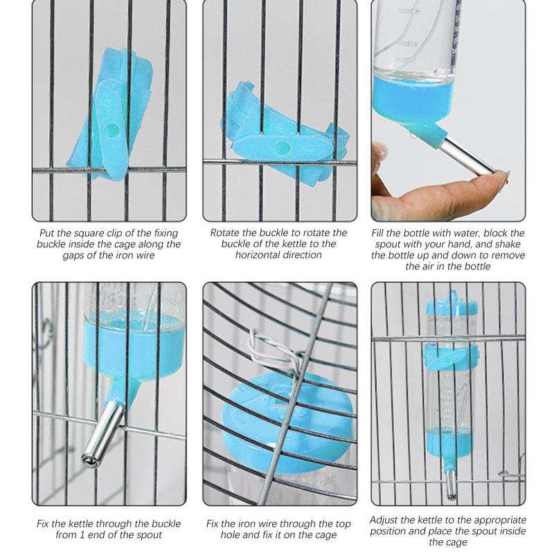 Hamster Bottle Ferrets Water Dispenser No Drip Drinker Small Accessories For Cage Gerbil Dwarf Hamster Hedgehog Pet Habitats