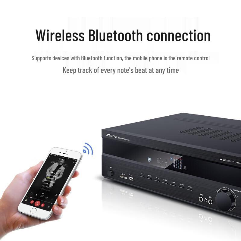 SANSUI UX66 Home Theater 5.1 Channel AV Amplifier (CN version)