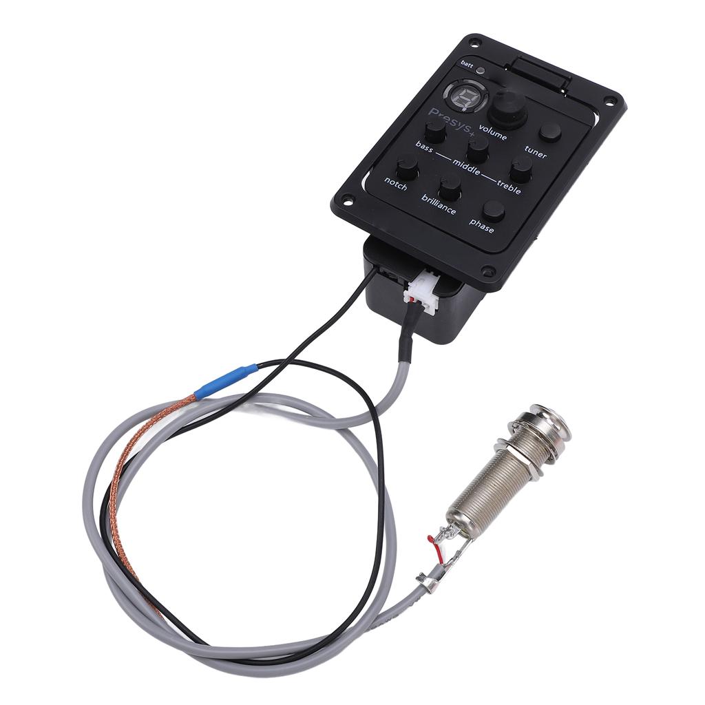 Guitar Preamp EQ Equalizer Volume Control LED Display High Sensitivity Tuner Guitar Preamplifier For Presys Plus