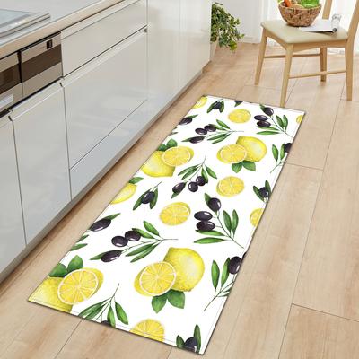 Lemon Carpets Rug Sunflower Floral Print Living Room Area Rug Bedroom Rug for Boys Kids Play Mat Kitchen Rug Entrance Doormat